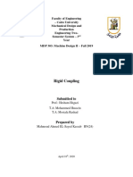 Rigid Coupling Calculations and Construction Drawing (Project)