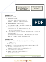 Devoir de Contrôle N°1 - Math - 3ème Sciences Exp (2010-2011) MR Hafsi Salem