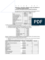 Practice Set P2 Transalation in Not and in Hyperinflationary Economy PDF