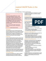 Generally Accepted HAZOP Rules PDF