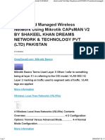 Centralized Managed Wireless Network Using Mikrotik CAPsMAN V2