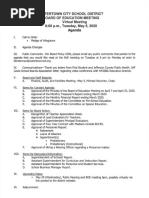 Watertown City School District Board of Education Agenda May 5, 2020