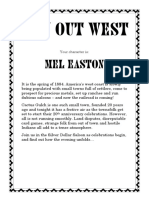 Way Out West: Mel Easton