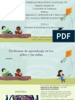 Problemas de Aprendizaje en Los Niños y Las