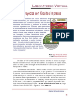 4 Proyectos Con Circuitos Impresos (Laboratorio) - SE201 PDF