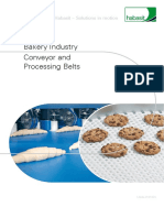 Bakery Industry Conveyor and Processing Belts: Habasit - Solutions in Motion