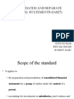 Consolidated and Separate Financial Statements (Ias27)