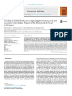 Modeling of Double Skin Facades Integrating Photovoltaic Panels and Automated Roller Shades