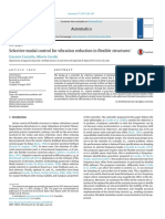 Selective Modal Control For Vibration Reduction in Flexible Structures 2017