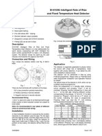 DI-9103E Intelligent Rate of Rise and Fixed Temperature Heat Detector Issue1.05