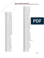 Historical Bible Reading Plan: Page - 1