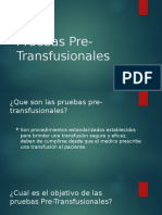 Pruebas Pre-Transfusionales