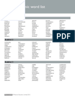 IELTS Academic Word List: Sublist 1