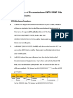 Guideline For Decommissioning Process