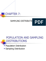 Sampling Distributions