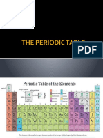 THE PERIODIC TABLE Part 1