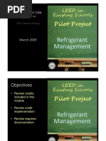 Leed in Existing Schools: Pilot Project