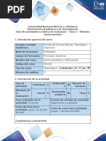 Guía de Actividades y Rúbrica de Evaluación - Fase 3 - Métodos Instrumentales