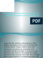 The Making of American Literature, 1800-1865: Nathaniel Hawthorne and Herman Melville