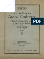 LDS General Conference Report Talks From 1907