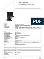 Smart-UPS On-Line - SURTD5000XLI - APC PDF