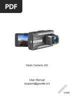 GOODTS Dash CAM J03 Manual - V1920 (Online) PDF