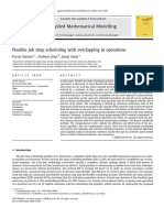 Applied Mathematical Modelling: Parviz Fattahi, Fariborz Jolai, Jamal Arkat