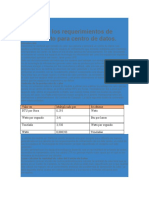 Calculo de Los Requerimientos de Enfriamiento para El Centro de Datos