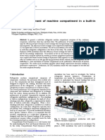 Thermal Management of Machine Compartment in A Built-In Refrigerator