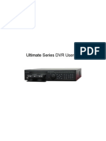 Ultimate Series DVR Manual