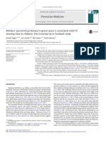 Aggio Et Al. (2015) Mothers' Perceived Proximity To Green Space Is Associated With TV