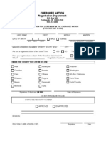 Cherokee Registration