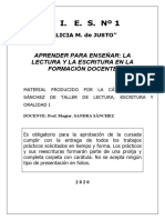 Manual para Taller LEO I Sánchez