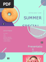 Summer Special S: Dottiedonut Shop