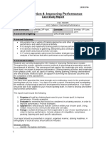 HSC Option 4: Improving Performance: Case Study Report