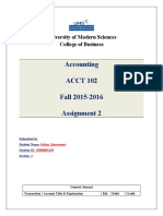 Assignment 2 Section 2 Fall 2015 - 2016