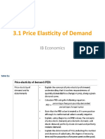 3.1 Price Elasticity of Demand RS