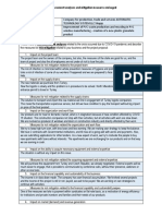 Risk Assessment Analyses and Mitigation Measures Envisaged