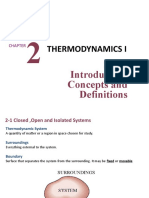 Thermodynamics I CH - 2