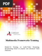 Multimedia Frameworks Training