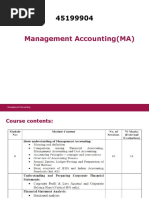 Management Accounting (MA)