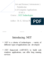 J.J. College of Arts and Science (Autonomous) Pudukkottai Department of Computer Applications Ii Mca Course: Author: Dr. K. Selvan PH.D.