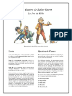 Errata Du JDR 4 de Baker Street