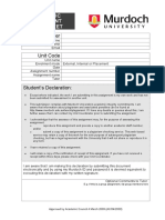 Electronic Assignment Coversheet