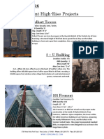 CoreBrace Recent HighRise Projects PDF