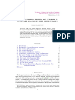 Inverse Variational Problem and Symmetry in Action: The Relativistic Third Order Dynamics