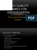 High Quality Games For Kindergarten: Ms Luciana Fernández Essarp