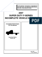 2007 Super Duty F-Series Incomplete Vehicle Manual