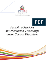 Servicios de Orientacion y Psicologia Primera Versión