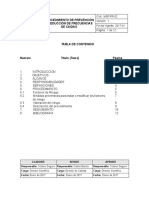 Procedimiento de Prevención y Reducción de Frecuencias de Caidas